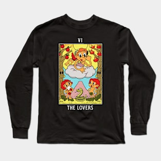 Lovers - Mystical Medleys - Vintage Rubber Hose Cartoon Tarot Long Sleeve T-Shirt